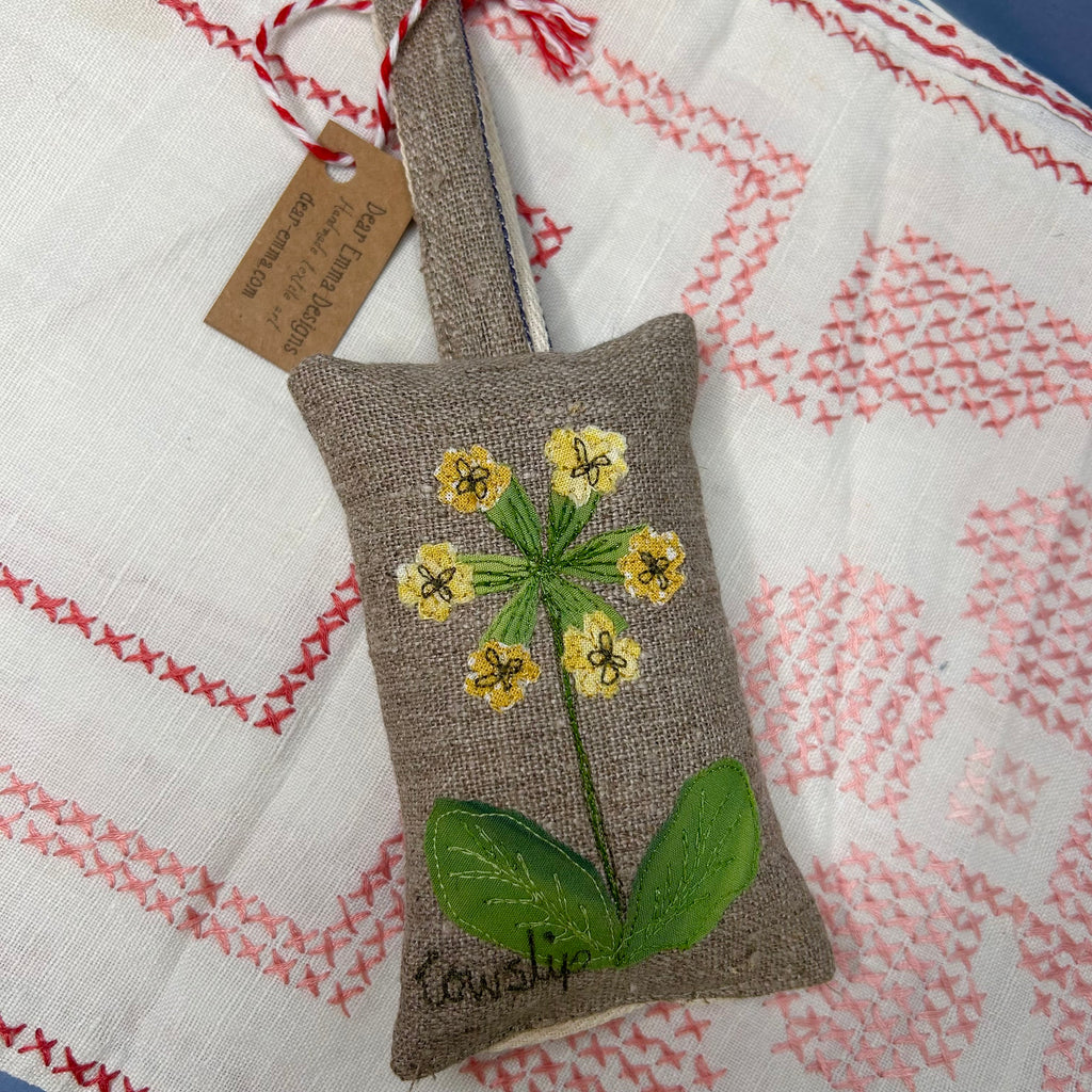 Lavender Bag with Cowslip